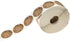Brown Kraft Floral Thank You Stickers, 1000 Thanks Flowers Labels Roll, 1.5" Round