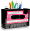 YXQ Fun Tape Dispenser, Unique Novelty Pen Dispenser, Cool Retro Desk Accessories, Pink