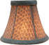Aspen Creative 30054-2, 3" 6" 5" Set 2 Bell Clip-On Chandelier Lamp Shade, Light Grey, Top x Bottom x Slant Height