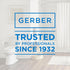 GC550130 Gerber Soft-Close Elongated Toilet Seat with Two Button Quick-Release, Top-Mount Installation, Non-Slip