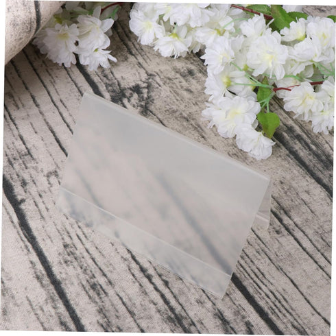 LALAFINA Acrylic Double-sided Seat Card Display Card for Acrylic Table Change Lightweight Practical Design Suitable