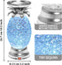9.5" Silver(Pack 2) YAKii Pineapple LED Color Changing Shine Lamp,Swirling Water Waves Lamp Kid Safe Battery/USB Cable