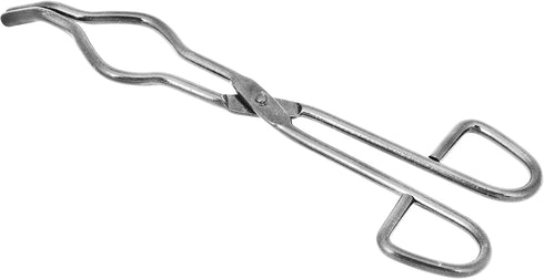 EISCO Crucible Tongs with Bow - 4" Capacity, Stainless Steel, 8.25" Length