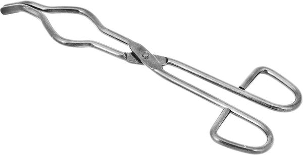 EISCO Crucible Tongs with Bow - 4" Capacity, Stainless Steel, 8.25" Length