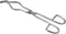EISCO Crucible Tongs with Bow - 4" Capacity, Stainless Steel, 8.25" Length