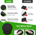 Tobeelec 6 Pcs Ergonomic Mouse Pad with Wrist Rest Support, Comfortable Mousepad with Smooth Wrist Support Surface