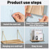 KjsEphitelian 2-Pack Hooks12x6.0in Cubicle Shelf For Fabric Walls With Wooden Cubicle Shelf Hanging Gold Bracket Use