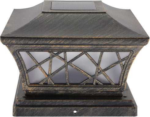 Cabilock Solar Outdoor Post Light Fixture Waterproof Solar Powered Floor Lamp for