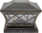 Cabilock Solar Outdoor Post Light Fixture Waterproof Solar Powered Floor Lamp for
