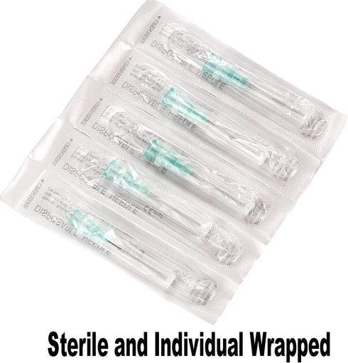 100pcs 32 Ga 4mm/0.15in Laboratory Tools, Individually Sealed