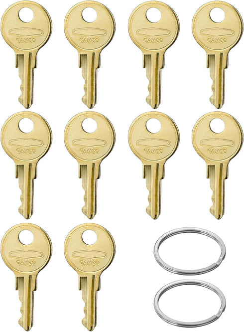 Dispenser Keys for Bobrick, 10-Pack 33043 CAT74 Toilet Paper Towel Dispenser Key