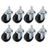 PATIKIL 1.5 Inch Threaded Swivel Casters, 8 Pack Wire Shelf Caster Wheels
