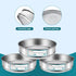 304 Stainless Steel Mesh Lab Sieve, 8 Mesh (2.5mm) Aperture, 7.9 Inch Diameter Economy Standard Test Sieves
