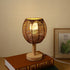 5.5x5.9 Inch, Cabilock Woven Lamp Shade with Metal Frame, Boho Round Small Lampshade Replacement, Woven Light Shade