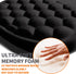 Armanza 11.8x7.9 Ergonomic Joint Wrist Support Mouse Pad with Memory Foam Cushion Massage Bump, Carpal Tunnel Pain