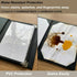 8.5 11, 2 Pack 4 8 Restaurant Menu Covers x Menu Holder Faux Leather Menu Book with Clear PVC Sleeves, Page View