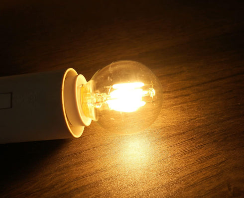 2-Pack E17 Mini Globe S11 LED Light Bulb 4W Warm White 2700K 40 Watt S11 G40 Incandescent Replacement