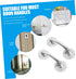 2pcs Portable Suction Handle Bars for Bathroom Strong Grip for Seniors Non-Porous Surface for Shower Bathtub and Glass
