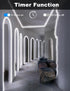 33Ft 1200 Dimmable, 24V echosari Neon Rope Lights, LED Strip Lights with Timer Flexible Outdoor Neon Strip Light