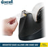 Excell Dualcore Desktop Tape Dispenser, 1" + 3" Core, Sand Weighted Base for Home, Office, Gifts Store