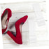 6pcs Cabilock Clear Acrylic Shoe Rack Elegant High Heel Sneaker Display Stand for Retail and Home Use Sturdy