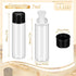 80 Pcs Clear Glass Vial Glass Sample Vial Clear Bottles with Screw Caps and Plastic Stopper Leakproof for Oil Sample Aromatherapy Fragrance Vials Lightweight Perfume Travel (7 ml) by Lallisa