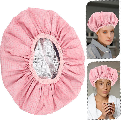 Deep Conditioning Steam Cap for Women - Heat Retention Hair Mask Cap