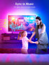 16.4ft 45-75 Inch KANTUTOE LED Lights for TV, LED Lights for TVs, RGB TV Backlight Behind, Music Sync Bluetooth APP