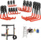 TORACK 15 PCS Garage Storage System Hooks, Shelving Hooks for Keyhole Shelving