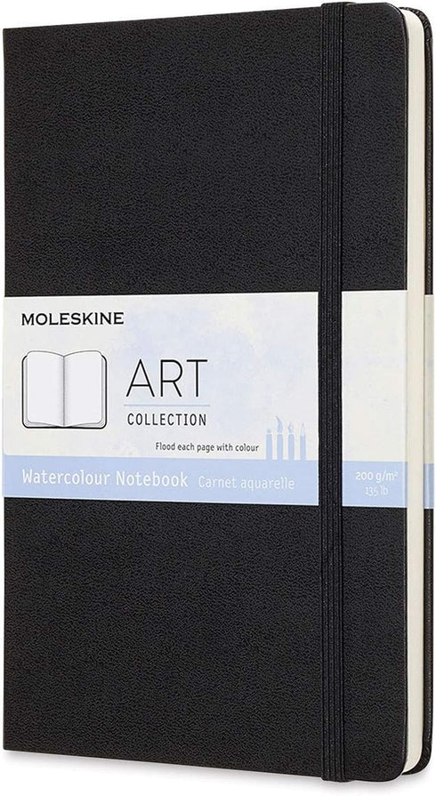Moleskine Art Notebook, Hard Cover, Large (5" x 8.25") Plain/Blank, Black, 72 Pages by Moleskine
