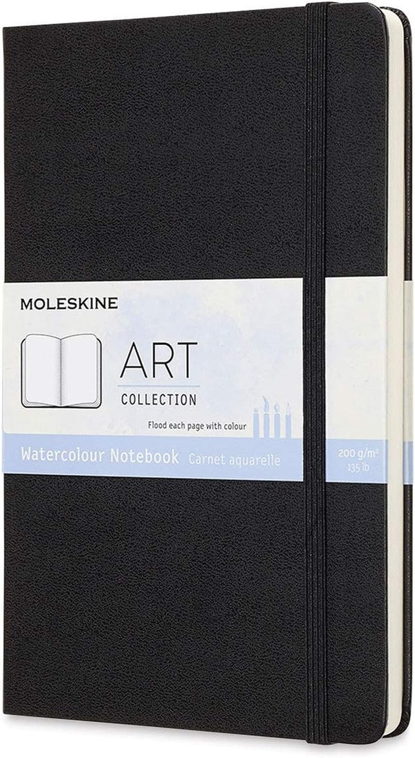 Moleskine Art Notebook, Hard Cover, Large (5" x 8.25") Plain/Blank, Black, 72 Pages by Moleskine