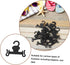 Ipetboom 30pcs Black Plastic Slipper Hooks for Shoe Storage and Drying Space Saving Hanging Shoe Rack Organizer