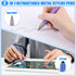 Sherr 80 Pcs Inspirational Motivational Quotes Ballpoint Pens Set, 5.6 Inch Metal Writing Pen with Stylus Tip