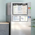 JJPRO Magnetic Dry Erase Meal Planning Whiteboard for Refrigerator, One 14.5x11" Weekly Menu Board and Two Notes