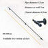 ALDEPO Non-Slip,30Cm 30cm Grab Bars Stair Railings Handrails - Black Wrought Iron Corridor Banister Support Bar