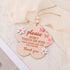 lasuroa Please Do Not Touch or Kiss Baby Sign, Wooden Dont Touch Baby Sign for Car Seat Me Stroller Tag No Touching