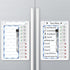 Chore Chart for Kids, Dry Erase Chore Board with 10 Sliders, Magnetic Marker, To Do List Checklist for Fridge, 2 Pack
