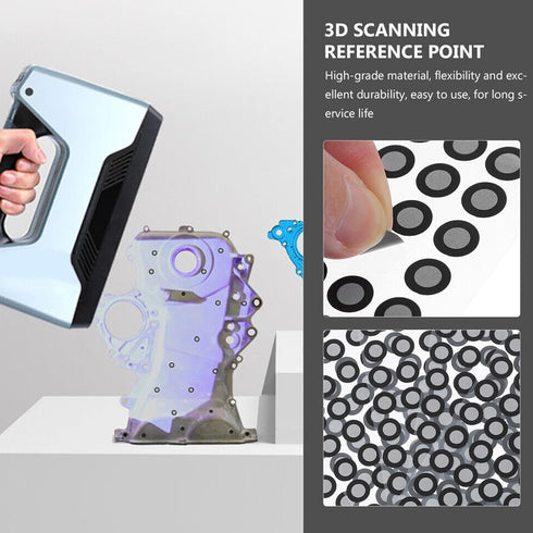 PargaDeco 3D 3D 3D 3D (900) Scanning dots,Scanning Markers,Tracking dots for Scanning,High Reflective Scanner