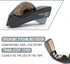Automatic Tape Dispenser for Wrapping Gifts, Handheld Packaging Tape Dispenser Gun with Cutter-Grey by MFBJXC