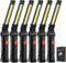 Magnetic Work Light 6Pack, Rechargeable LED Work Light with 360 Rotation, 5