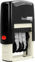 ExcelMark 7820 Self-Inking Rubber Date Stamp - Great for Shipping, Receiving, Expiration Dates (Black Ink)