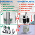 Broom Holder Self Adhesive No Drill Wall Mount, Heavy Duty Organizer for Mop and Garden Tools