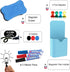 Dry Erase White Board Sheet, 16" x 34", Self-Adhesive for Wall, Fridge, Glass, Magnetic, Includes Markers, Eraser,
