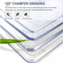 Ldhpaxl 1.5mm 19"x19", Thick Waterproof Desk Mat Clear PVC Table Protector, for Coffee Table, Writing Desk & Sofa Side