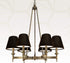 CS-1104-6BR 4 6 5.5, Royal Designs, Inc. Velvet Empire Chandelier Shade, x x Brown