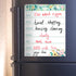 Outus 2 Pieces Magnetic Weekly Dry Erase Boards, Erasable Calendars with 2 Markers for Office, Home, School Supplies