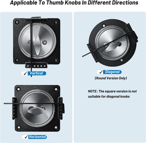 Deadbolt Secure Device, Disable The Deadbolt Thumb Knob, Anti Picking Safety Child Proof, Apartment Extra Temporary