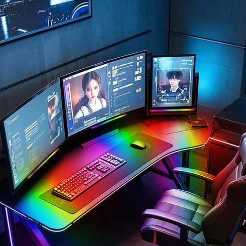 Generic RGB LED Monitor Light Bar, USB Powered, RGB Mode Change Controller, Gaming Atmosphere Light, Under The Table