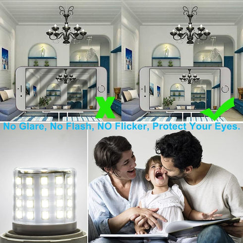 LED Appliance Light Bulb for Refrigerator, 4W (40W Equivalent) E26 Medium Base, Daylight White 5000K, Pack of 3
