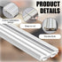 Pushglossy 2 36" 1-3/4" Pcs Slide on Door Sweep Wide Vinyl Weatherstrip Seal for Exterior Doors, Energy Efficient Draft